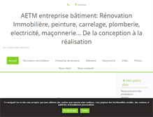 Tablet Screenshot of aetm75.com